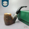 Peterson Arklow 304 Sandblasted Oom Paul Sitter Briar Pipe, New