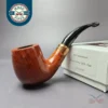 4th Generation (by Ascorti) Forza Fiano Prima 1855 Smooth Bent Billiard Estate Briar Pipe, Unsmoked