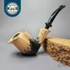 Nording Signature Partially Rusticated Freehand Estate Briar Pipe, Unsmoked