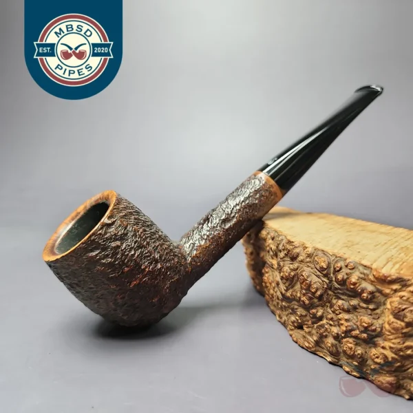 Auld Erin (by Peterson) 106 Rusticated Billiard Estate Briar Pipe, Irish Estates