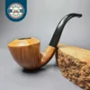 Ed Burak Connoisseur Smooth Panel Calabash Estate Briar Pipe, American Estates