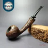 HS Studio Sandblasted Long Shank Acorn w/ Plateaux Estate Briar Pipe, Unsmoked