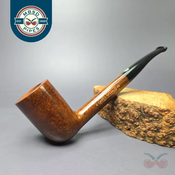 James Upshall A Grade Grp 6 Smooth "Newmarket" Stack Estate Briar Pipe, Unsmoked