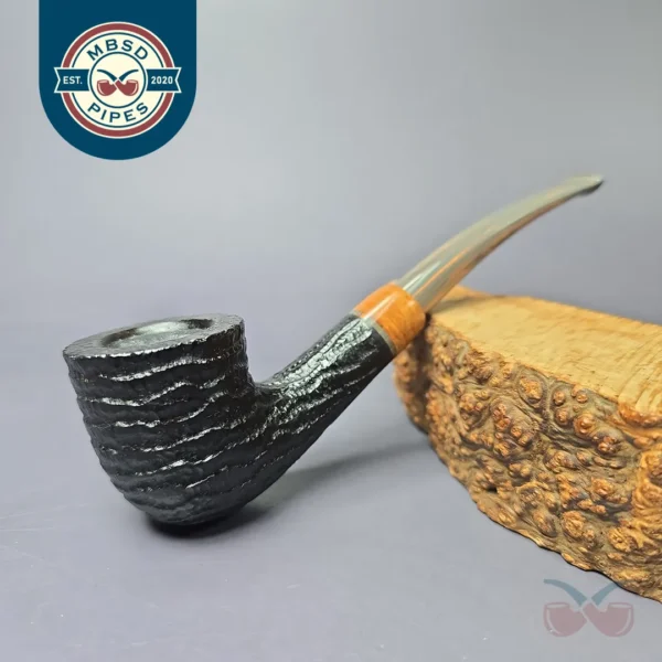 la Biota Economica Rusticated Dublin Handmade Briar Pipe, New