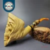 MBSD Meerschaum Masters by Kenan XL Skull Block Meerschaum Pipe, New