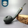 HS Studio Sandblasted Long Shank Acorn w/ Boxwood Estate Briar Pipe, Unsmoked