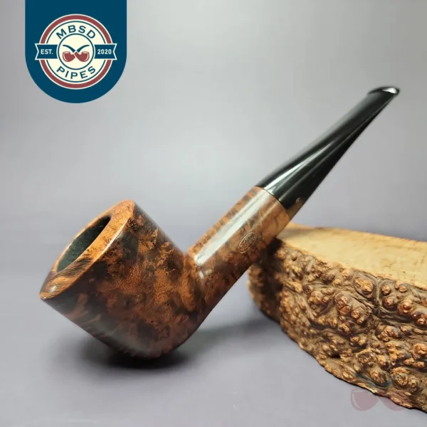 Weber Golden Walnut Smooth Stout Pot Estate Briar Pipe, American Estates
