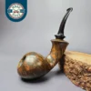 HS Studio Smooth Golden Contrast Acorn Estate Briar Pipe, Unsmoked