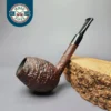 Proxima by Piero Vitale, Contrast Sandblasted Egg Briar Pipe, New
