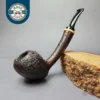 HS Studio Sandblasted Long Shank Peewit w/ Boxwood Estate Briar Pipe, Unsmoked