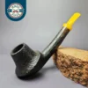Chris Morgan Signature Sandblasted Long Shank Countryman Estate Briar Pipe, Unsmoked