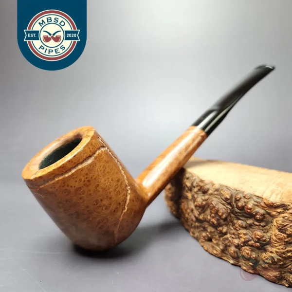 Savinelli Sherwood Rock Briar 811 EX Smooth Lumberman Estate Briar Pipe, Italian Estates