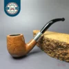 WDC Sterling Hand Made Army Mount Bent Billiard Estate Briar Pipe, American Estates