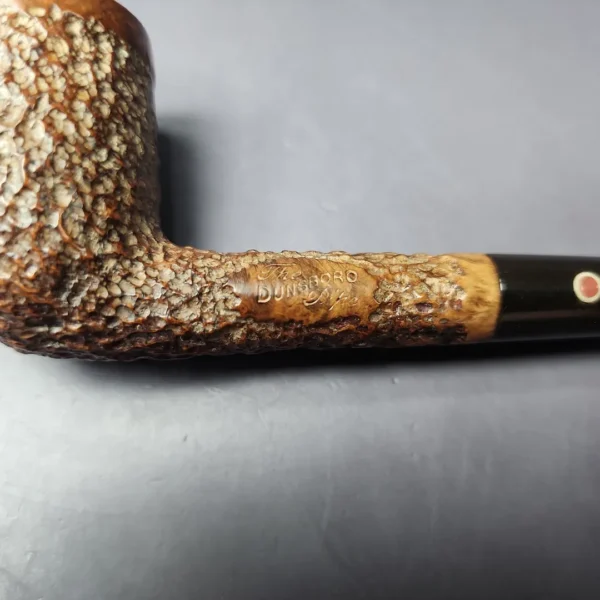 The Dunsboro Pipe by Marxman Rusticated Billiard Estate Briar Pipe, American Estates - Image 2