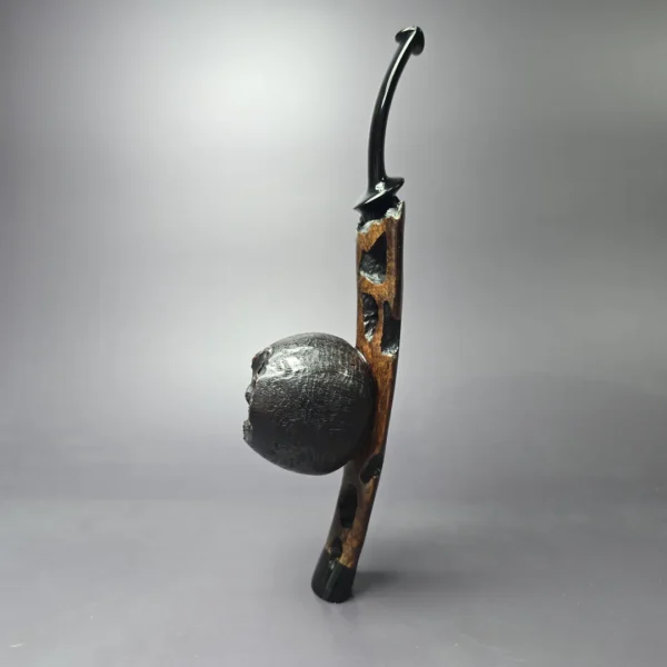 Moonlight Pipes "Termitarium" Handmade Briar Pipe, New - Image 2