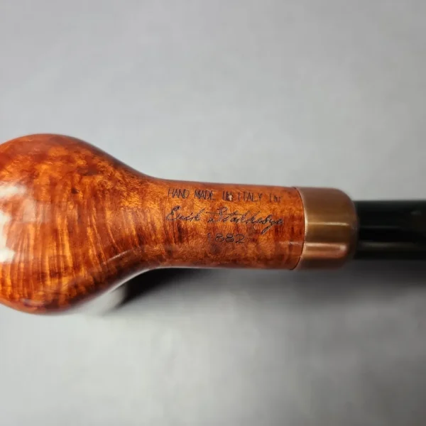4th Generation (by Ascorti) Forza Fiano Prima 1882 Smooth Stack Estate Briar Pipe, Unsmoked - Image 2