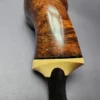 HS Studio Smooth Asymmetrical Blowfish w/ Boxwood Estate Briar Pipe, Unsmoked - Image 2