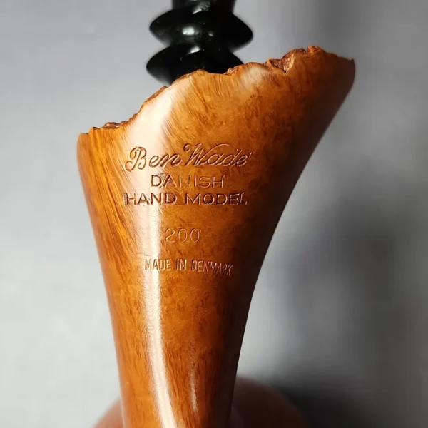 Ben Wade (Preben Holm) Danish Hand Model 200 XL Smooth Freehand Estate Briar Pipe, Danish Estates - Image 2