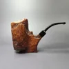 Dane Craft S Partially Sandblasted Freehand Estate Briar Pipe, American Estates - Image 2