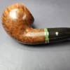 Peterson Emerald 03 Smooth Bent Apple Estate Briar Pipe, Irish Estates - Image 2