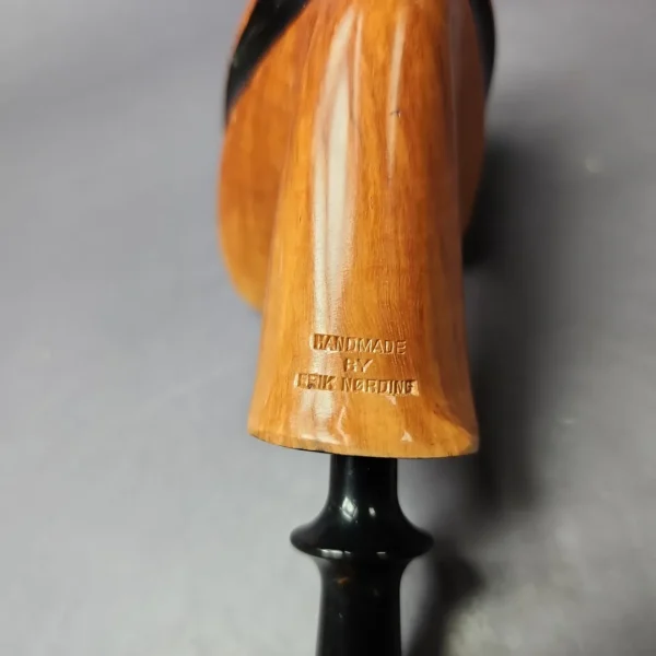 Nording Spiral Smooth Fluted Freehand Estate Briar Pipe, Unsmoked - Image 2