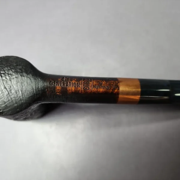 4th Generation Pipe of the Year 2023 by Bruno Nuttens Sandblasted Estate Briar Pipe, Unsmoked - Image 2