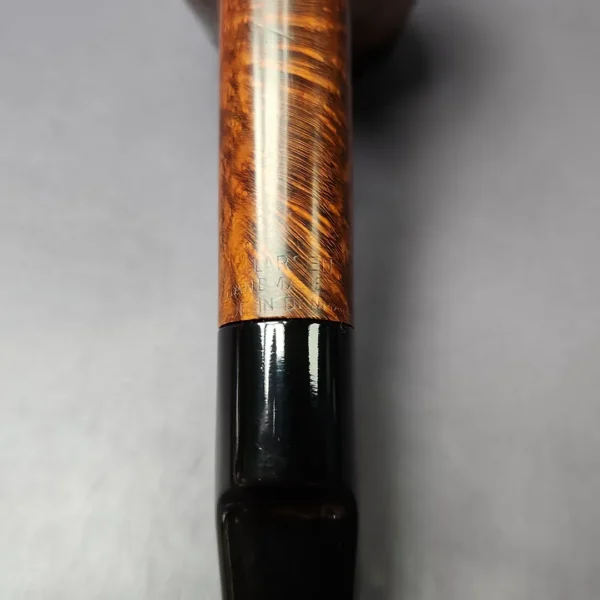 WO Larsen Partially Rusticated Brandy Estate Briar Pipe, Danish Estates - Image 2