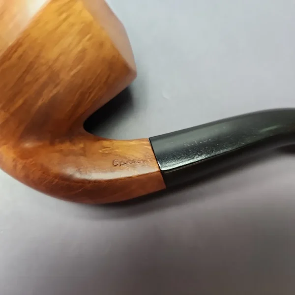 Ed Burak Connoisseur Smooth Panel Calabash Estate Briar Pipe, American Estates - Image 2