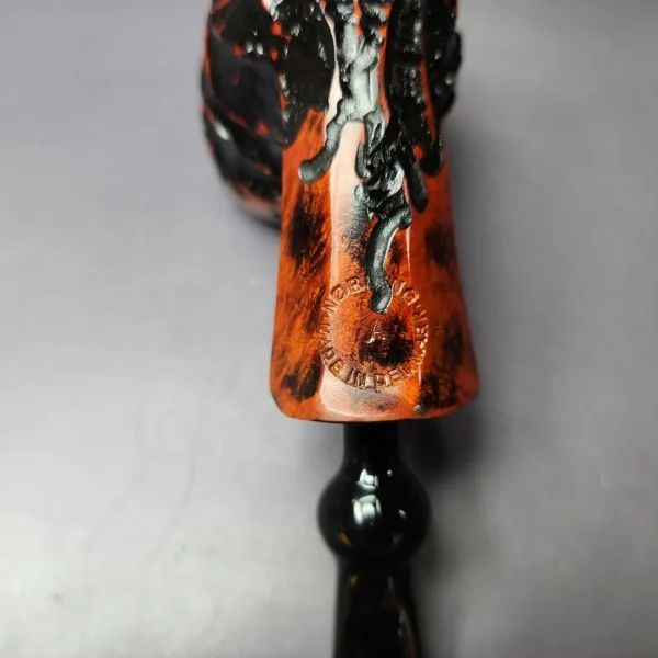 Nording Partially Rusticated Freehand Estate Briar Pipe, Unsmoked - Image 2
