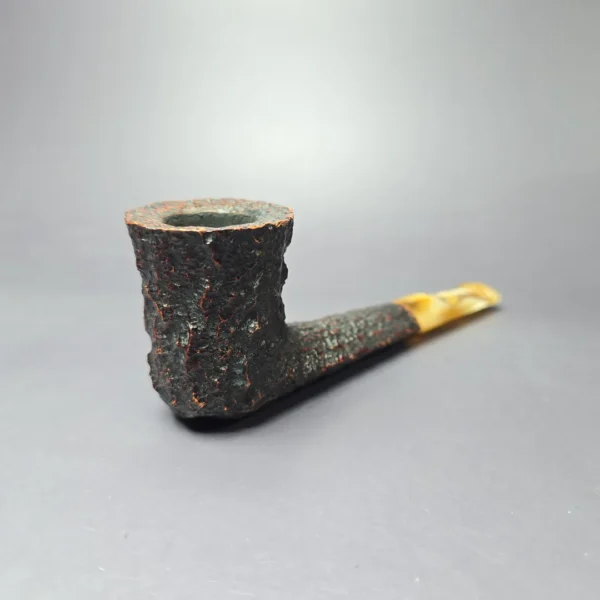Savinelli Estella 915 Rusticated Lumberman Estate Briar Pipe, Italian Estates - Image 2