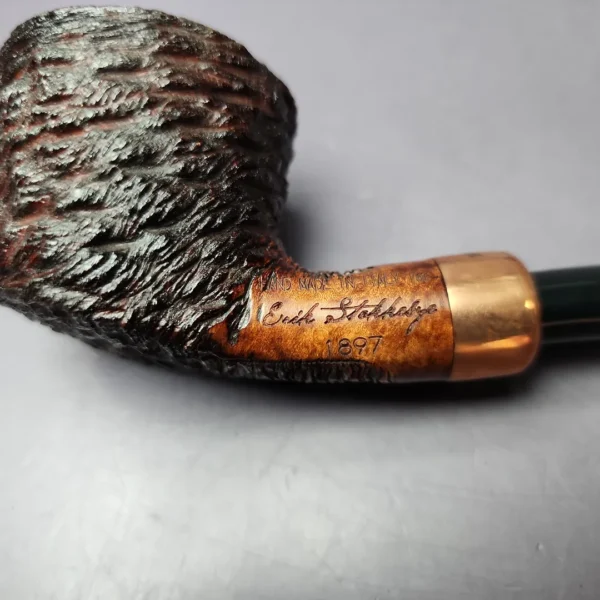 4th Generation (by Ascorti) Forza Grappa 1897 Rusticated Dublin Estate Briar Pipe, Unsmoked - Image 2