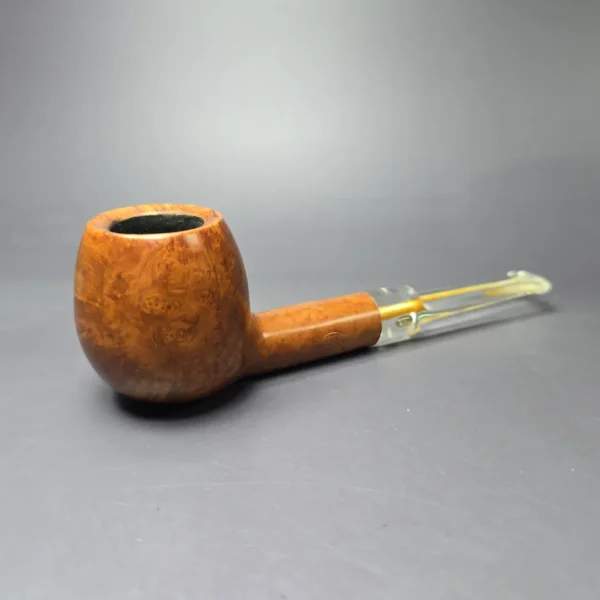GBD Prestige Smokers Haven Limited Edition Smooth Apple w/ Perspex Estate Briar Pipe, English Estates - Image 2