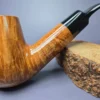 James Upshall Empire Ambassador Bent Billiard Estate Briar Pipe, Unsmoked - Image 2