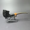 la Biota Economica Rusticated Dublin Handmade Briar Pipe, New - Image 2