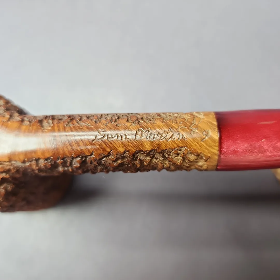 Sam Martin Christmas 1991 Carved Liverpool Estate Briar Pipe, American Estates - Image 2