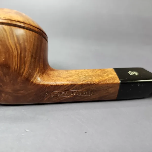 James Upshall (1980s) P Grade Smooth Bulldog Estate Briar Pipe, English Estates - Image 2