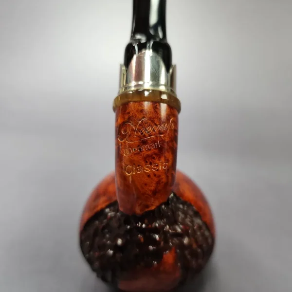 Neerup Classic Partially Rusticated Apple Estate Briar Pipe, Danish Estates - Image 2