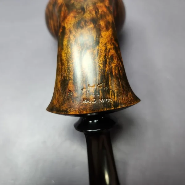 HS Studio Smooth Golden Contrast Acorn Estate Briar Pipe, Unsmoked - Image 2