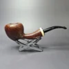 RD Pipes by Ron Powell Sandblasted Acorn w/ Ivorite Briar Pipe, New - Image 2