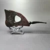 Burl King Sandblasted Magnum Freehand Estate Briar Pipe, Other Estates - Image 3