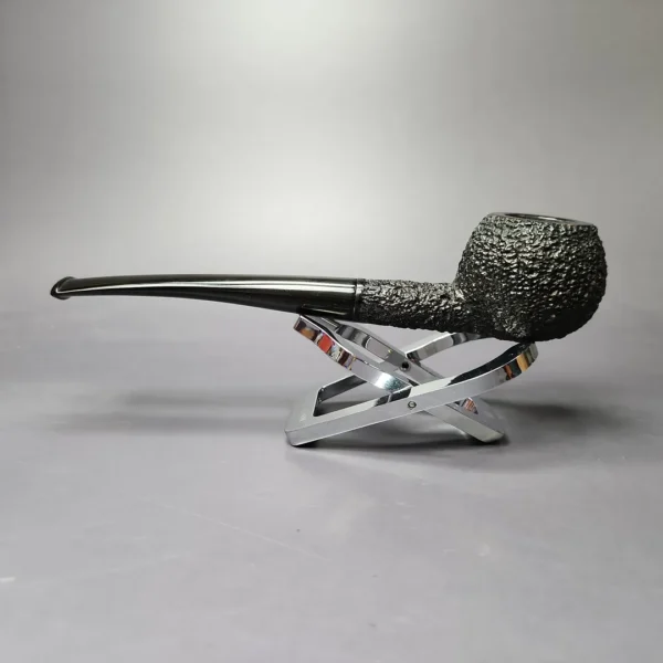 Kiko Rusticated Prince African Block Meerschaum Estate Pipe, Other Estates - Image 3