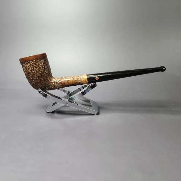 The Dunsboro Pipe by Marxman Rusticated Billiard Estate Briar Pipe, American Estates - Image 3