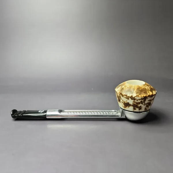 Falcon Classic Dental with MBSD Meerschaum Block Meerschaum Bowl Pipe, New - Image 3
