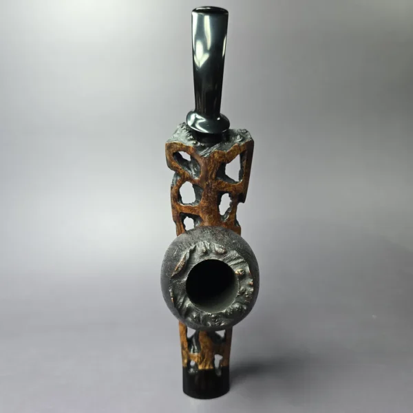Moonlight Pipes "Termitarium" Handmade Briar Pipe, New - Image 3