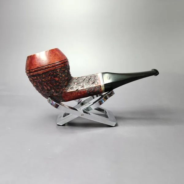 Peterson Captain Pete XL155 Rusticated Bulldog Estate Briar Pipe, Irish Estates - Image 3