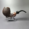 Ser Jacopo Delecta Maxima R1 Rusticated Brandy Estate Briar Pipe, Italian Estates - Image 3