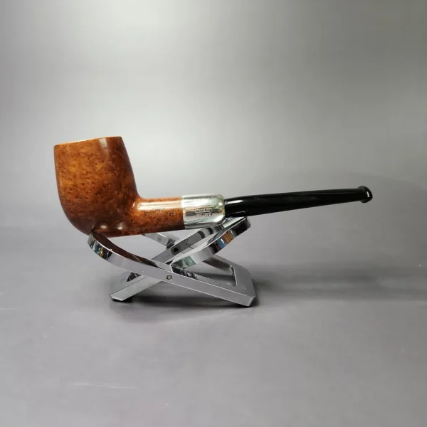WDC Sterling Hand Made Army Mount Billiard Estate Briar Pipe, American Estates - Image 3