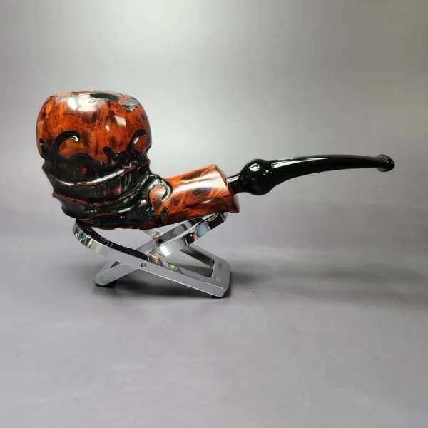 Nording Abstract Partially Rusticated Freehand Estate Briar Pipe, Unsmoked - Image 3