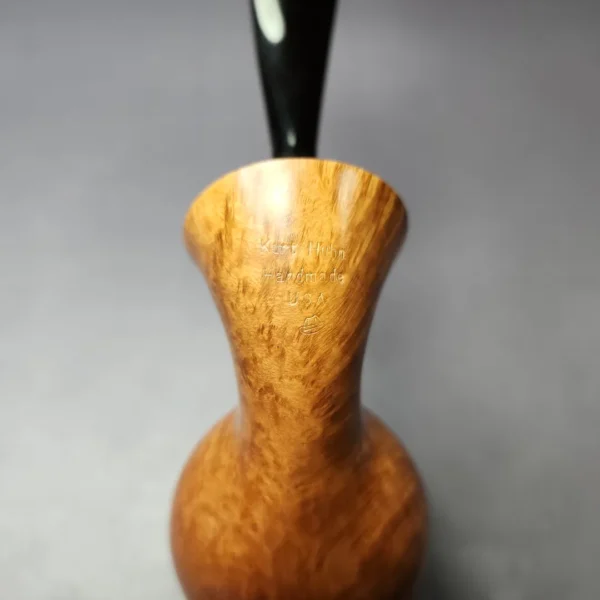 Kurt Huhn Smooth Egg Estate Briar Pipe, Unsmoked - Image 3