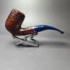 Savinelli Unica U61 Rusticated Bent Billiard Briar Pipe, 6mm, New - Image 3